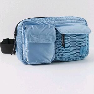 Free People Movement Courtside Cargo Sling Bag Light Blue NWT $68